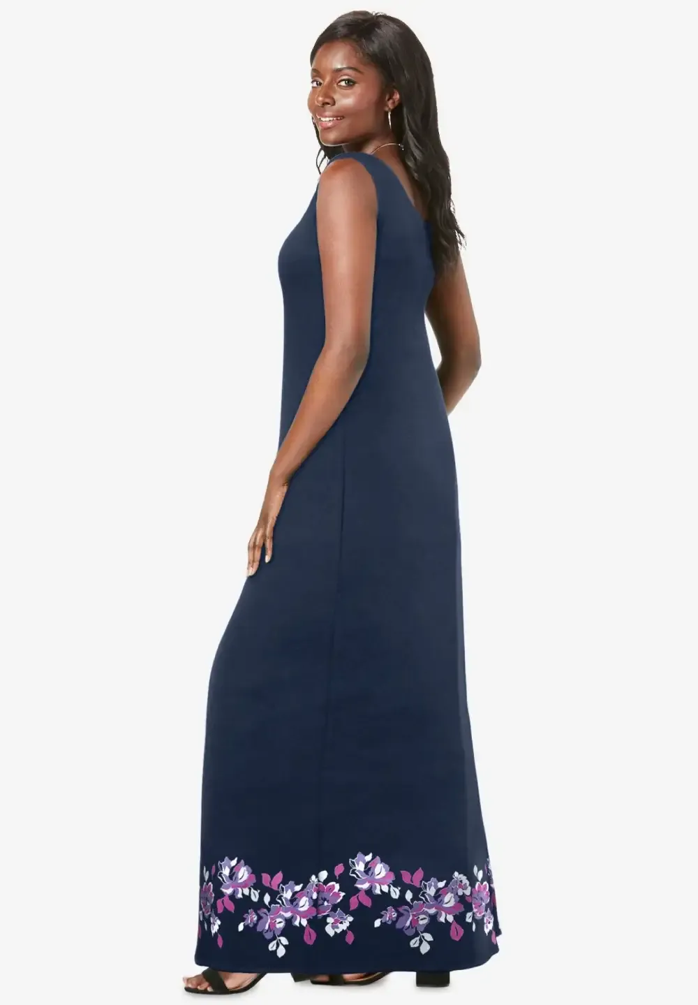 Stretch Knit Tank Maxi Dress