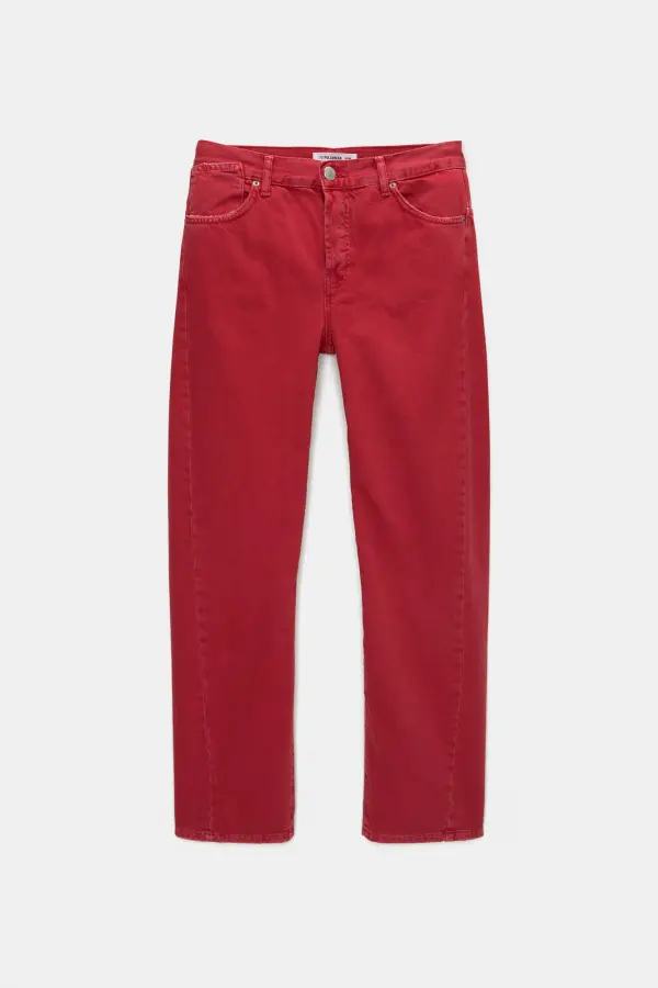 Jeans baggy costura