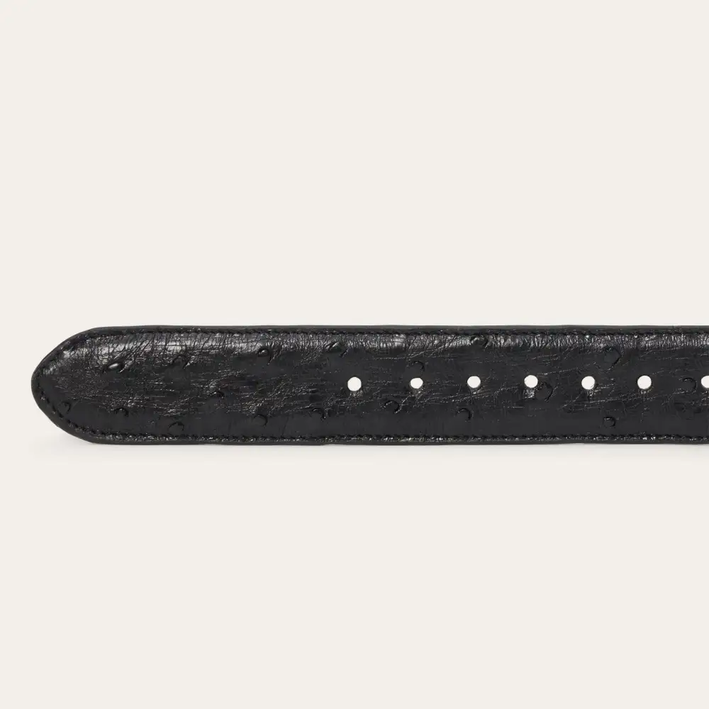 Ostrich Western Tab Belt