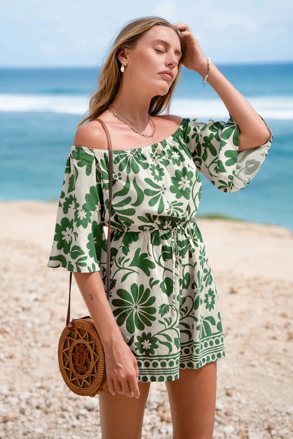 Dandelion Meadow Floral Romper