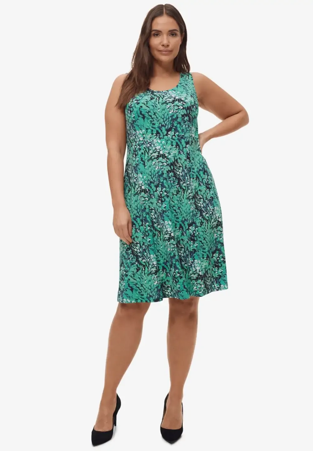Knit Fit and Flare Knit Dress