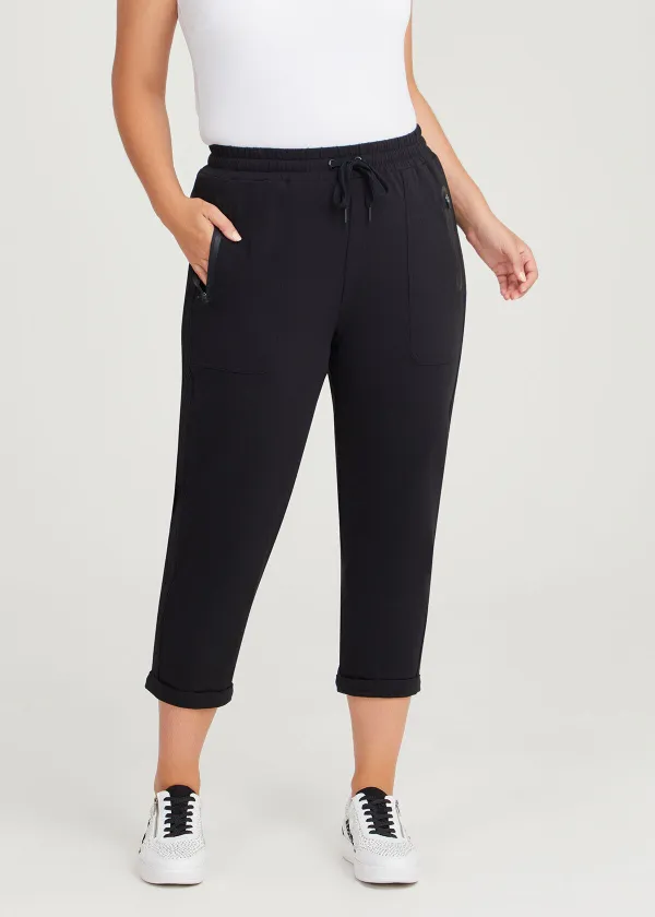 Active Zip Crop Pants