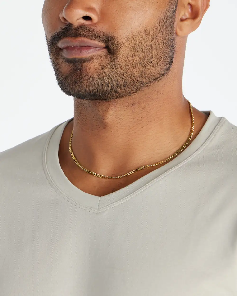 Drop-Cut V-Neck: Lux