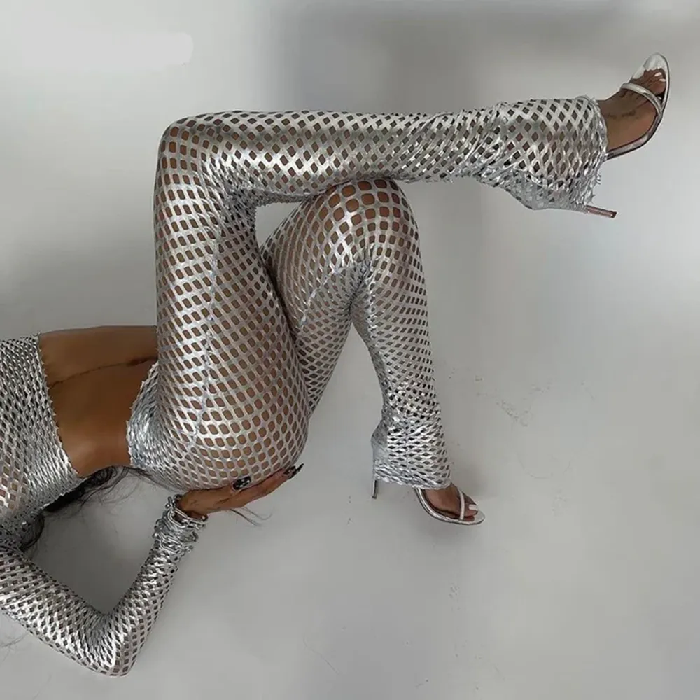 Mesh Two-Piece Set