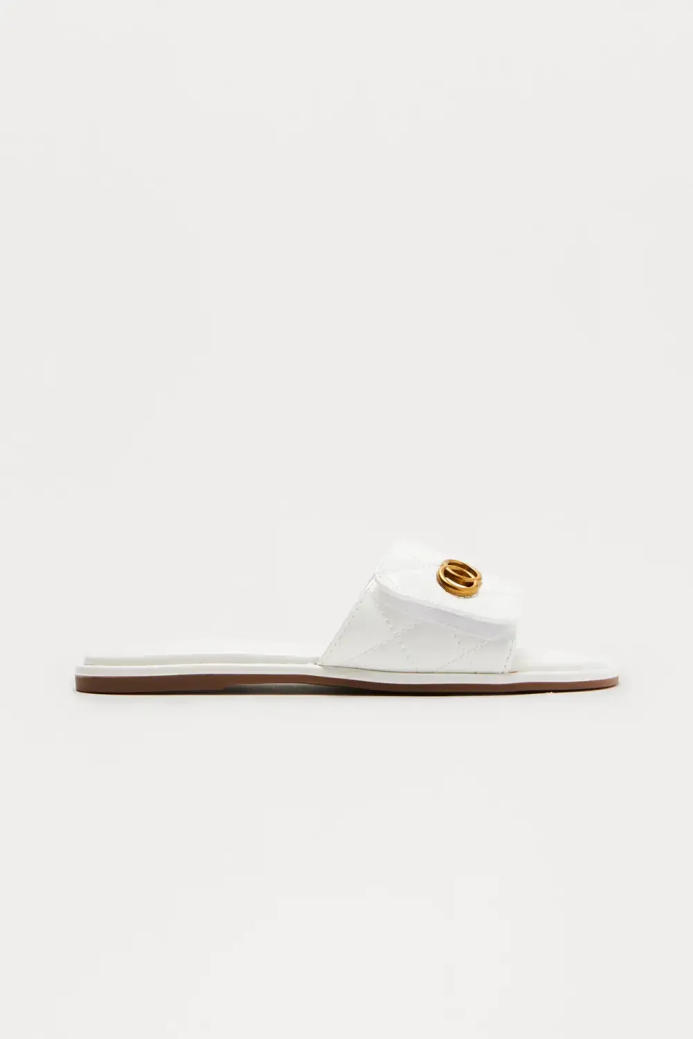 Tyra Flat Sandals - White