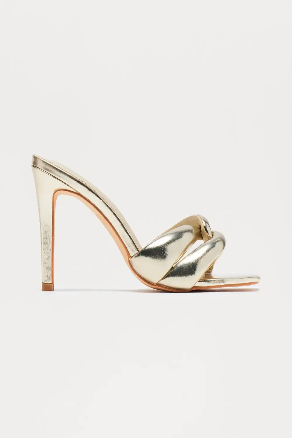 Romina Knot Heels - Gold