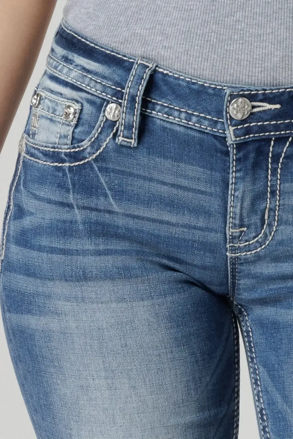 Featherington Floral Bootcut Jeans
