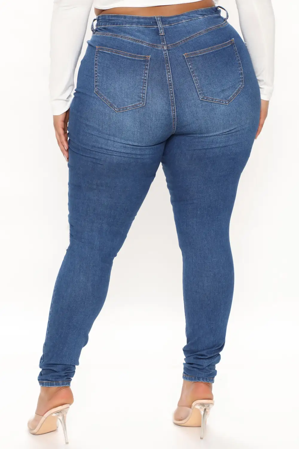Tall Jessica Skinny Jeans - Medium Blue Wash