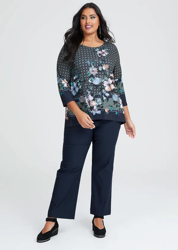Geo Floral Top