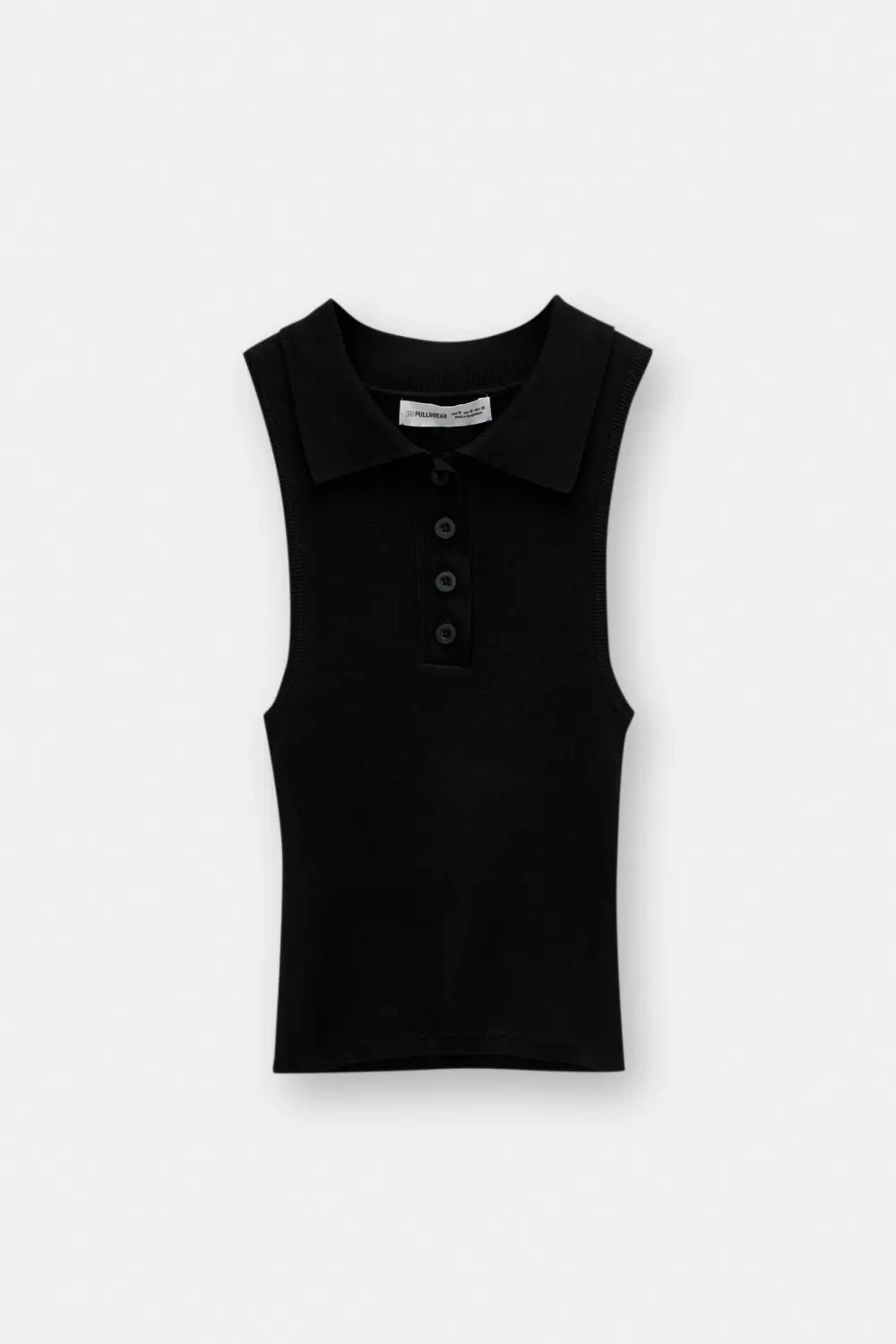 Polo collar top