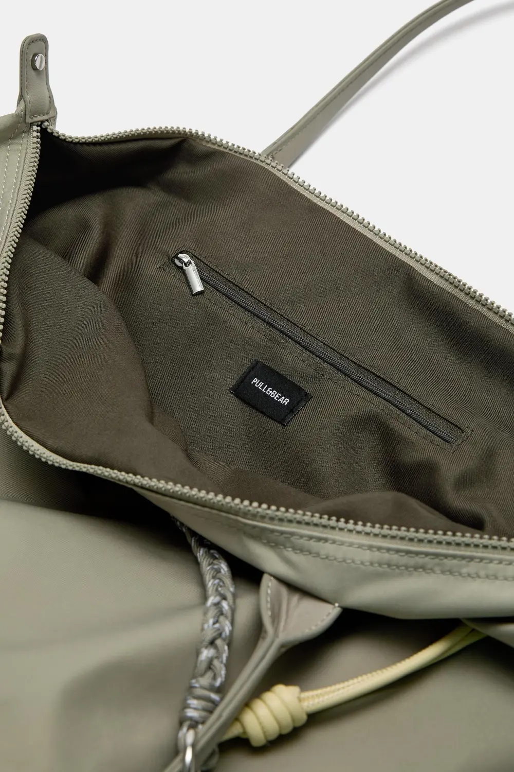 Bolso shopper nylon adorno