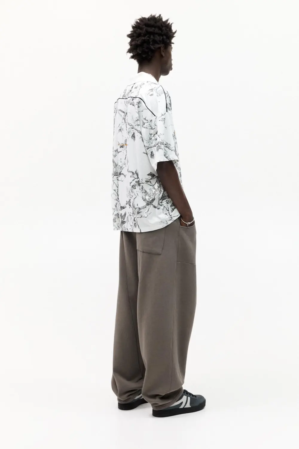 STWD polo collar T-shirt