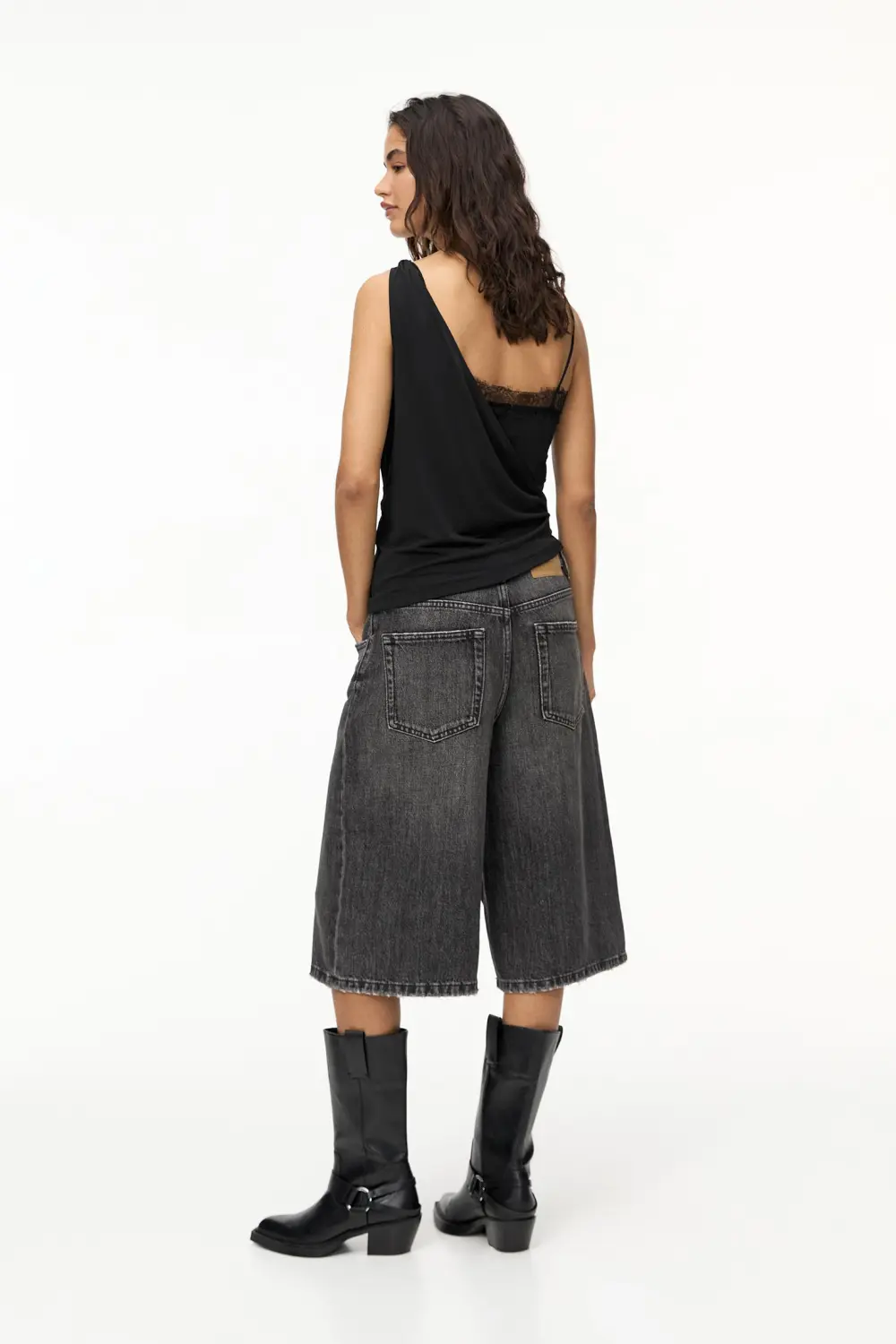 Camisole top with contrast straps