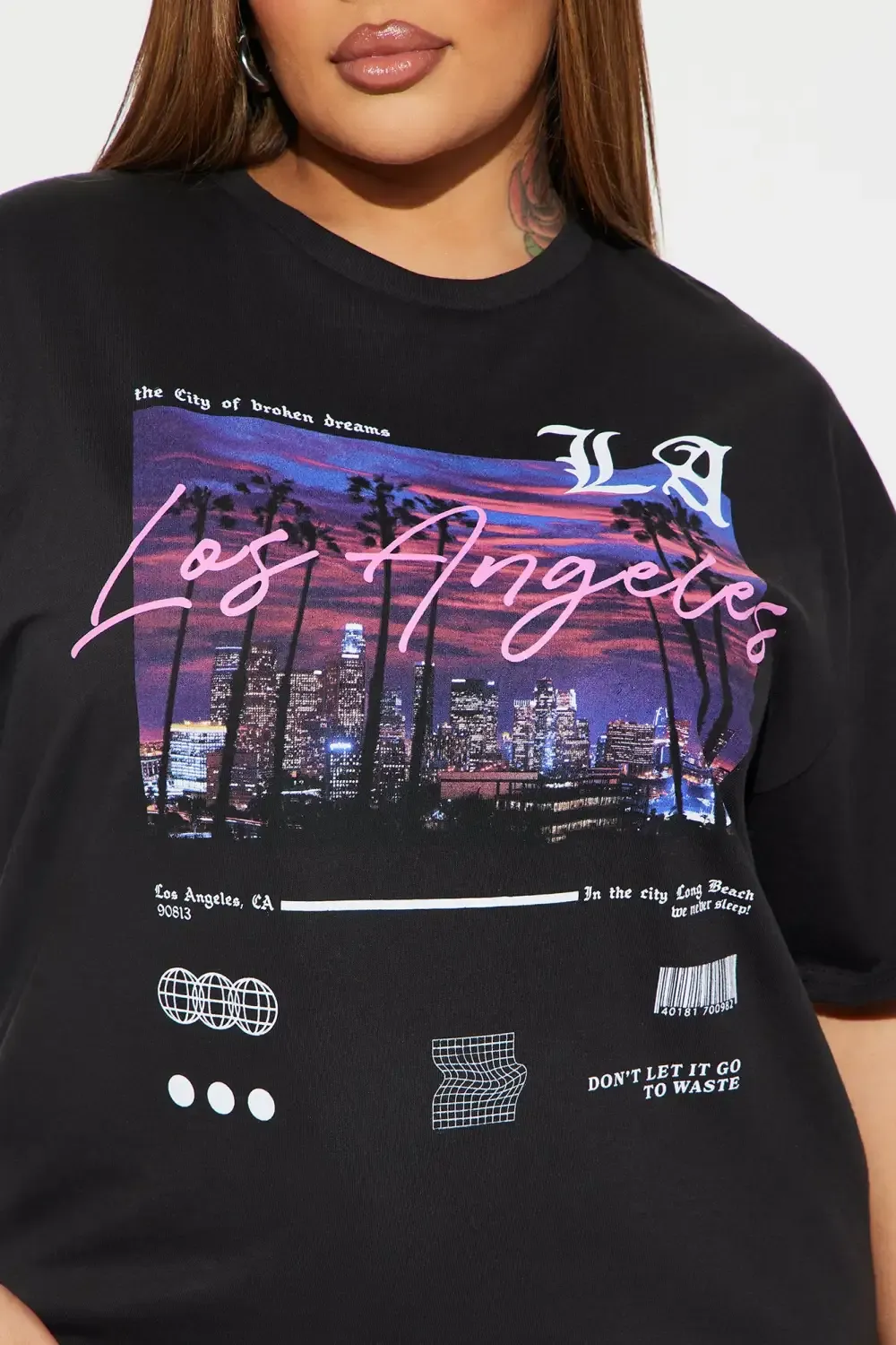 West Side Views Short Sleeve Tee - Black