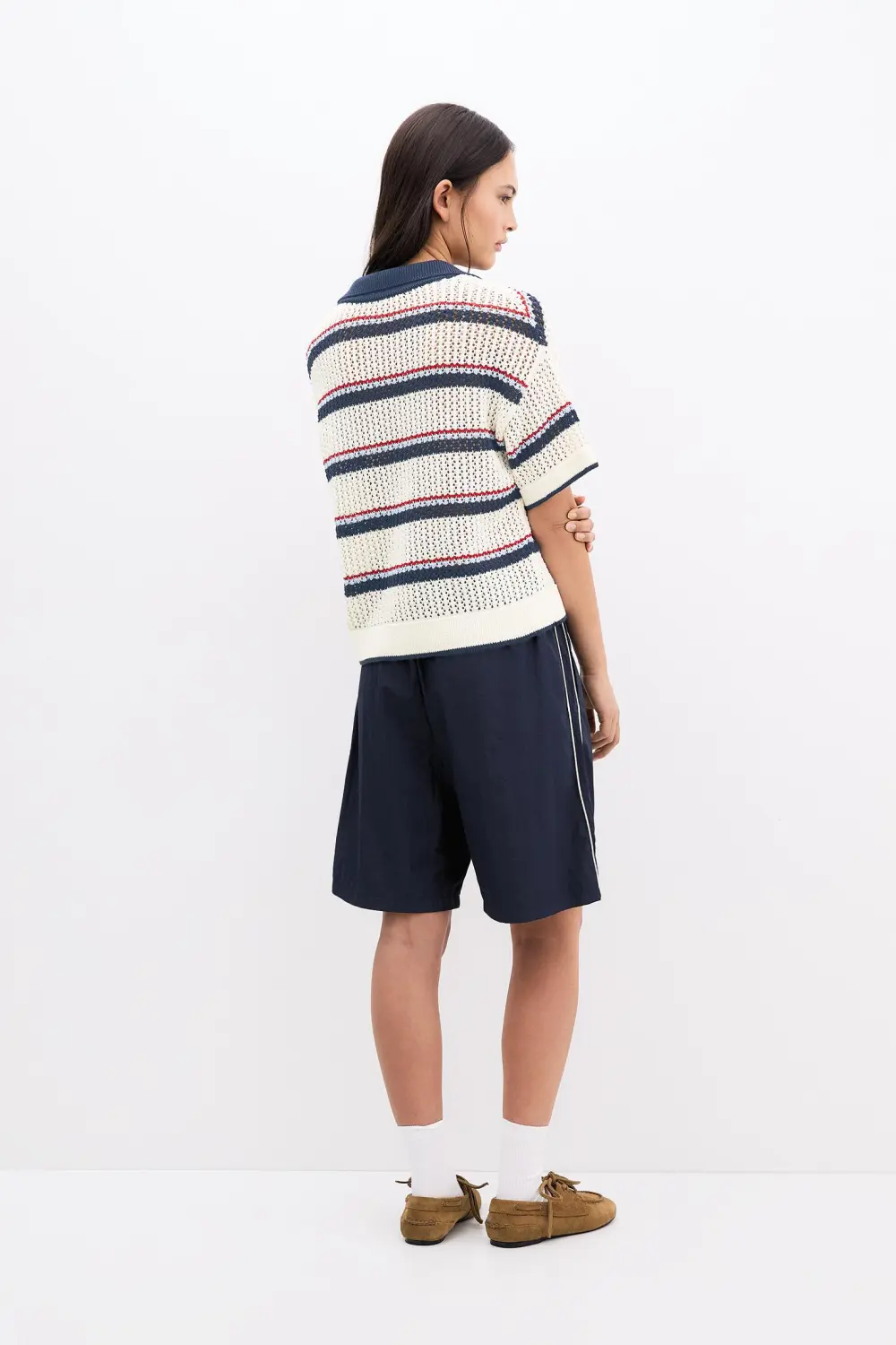 Polo rayas crochet