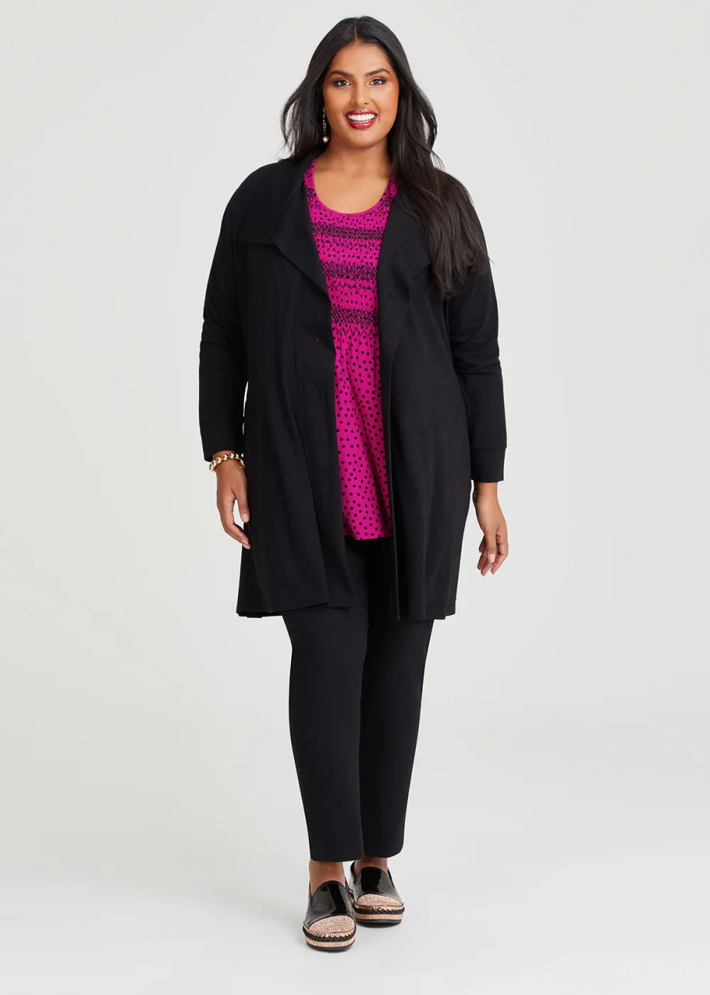 Natural Viva Magenta Top