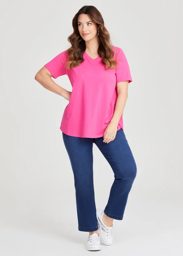 Australian Cotton V-neck T-Shirt