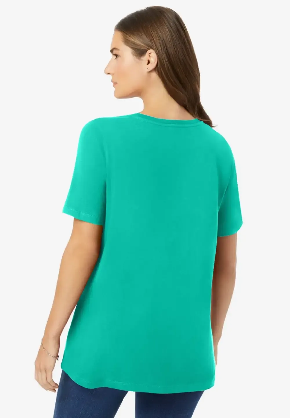 Perfect Short-Sleeve Crewneck Tee