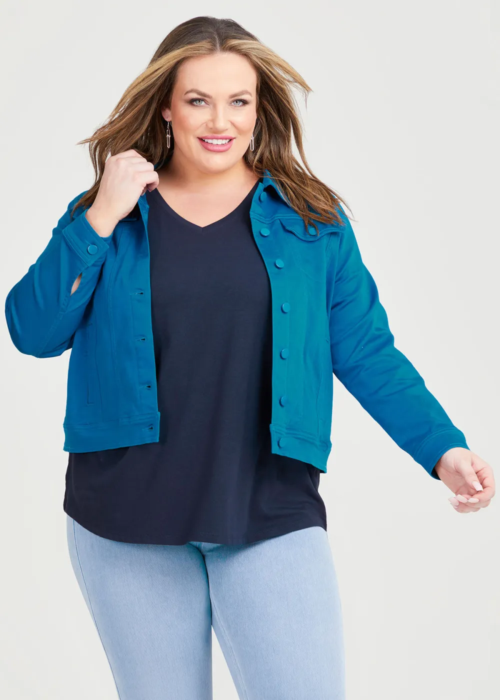Coloured Classic Denim Jacket