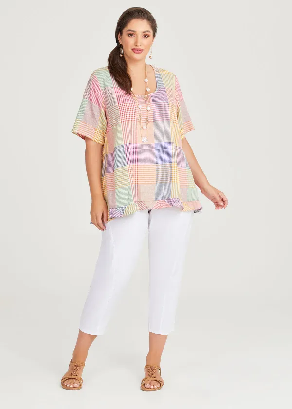 Linen Blend Harlow Top