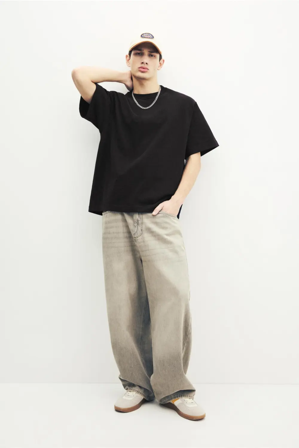 Soft-touch boxy-fit T-shirt