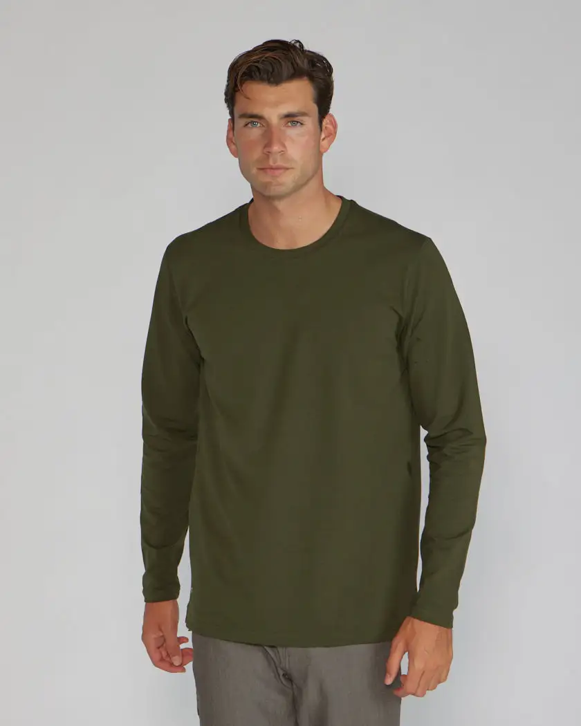 Long Sleeve: Lux Split Hem