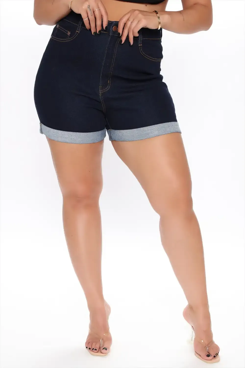 Carter Denim Shorts - Dark Denim