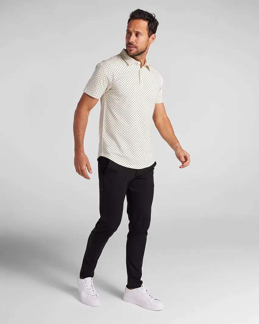 Drop-Cut: Lux Dotted Polo