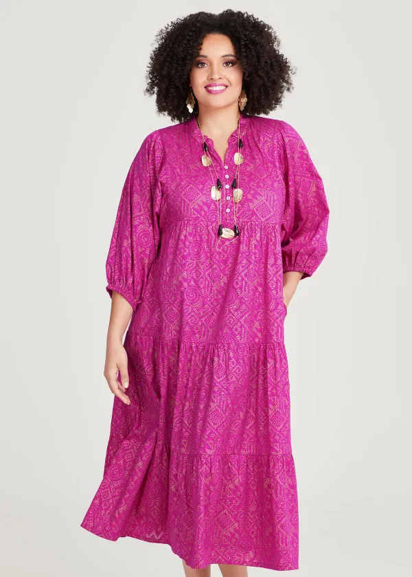 Cotton Gilded Dress