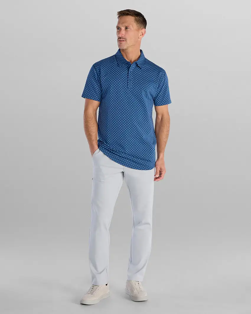 Drop-Cut: Lux Dotted Polo