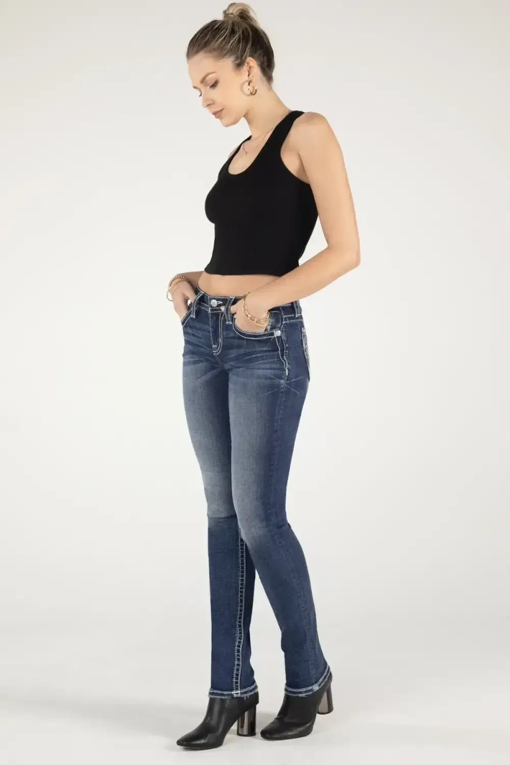 Aztec Dreamcatcher Horseshoe Straight Jeans