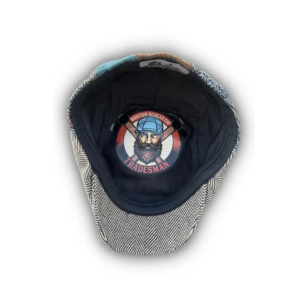 The Tradesman Boston Scally Cap - Patchwork Edition