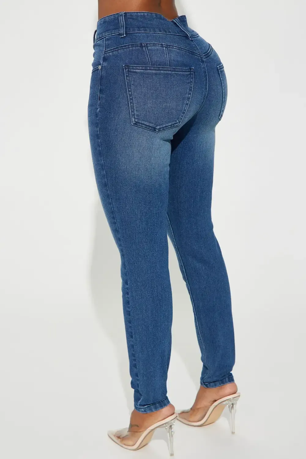 Hourglass Booty Lifter Stretch Skinny Jean - Dark Wash