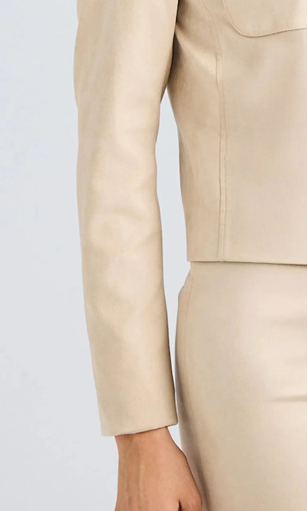 Fiorella Vegan Suede Jacket