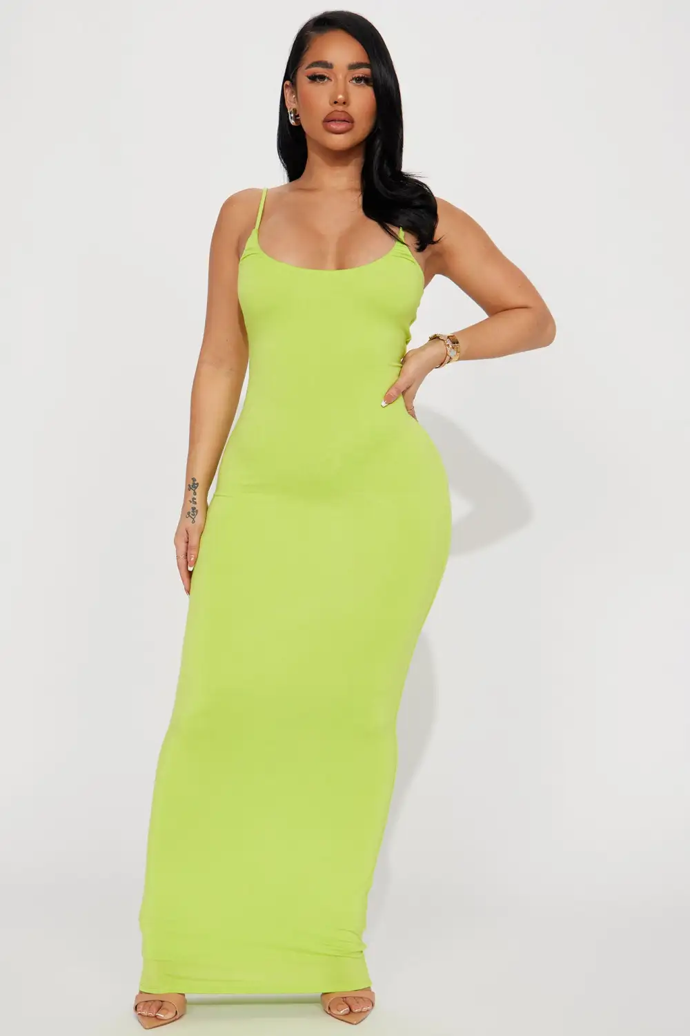 Ajay Maxi Dress - Lime