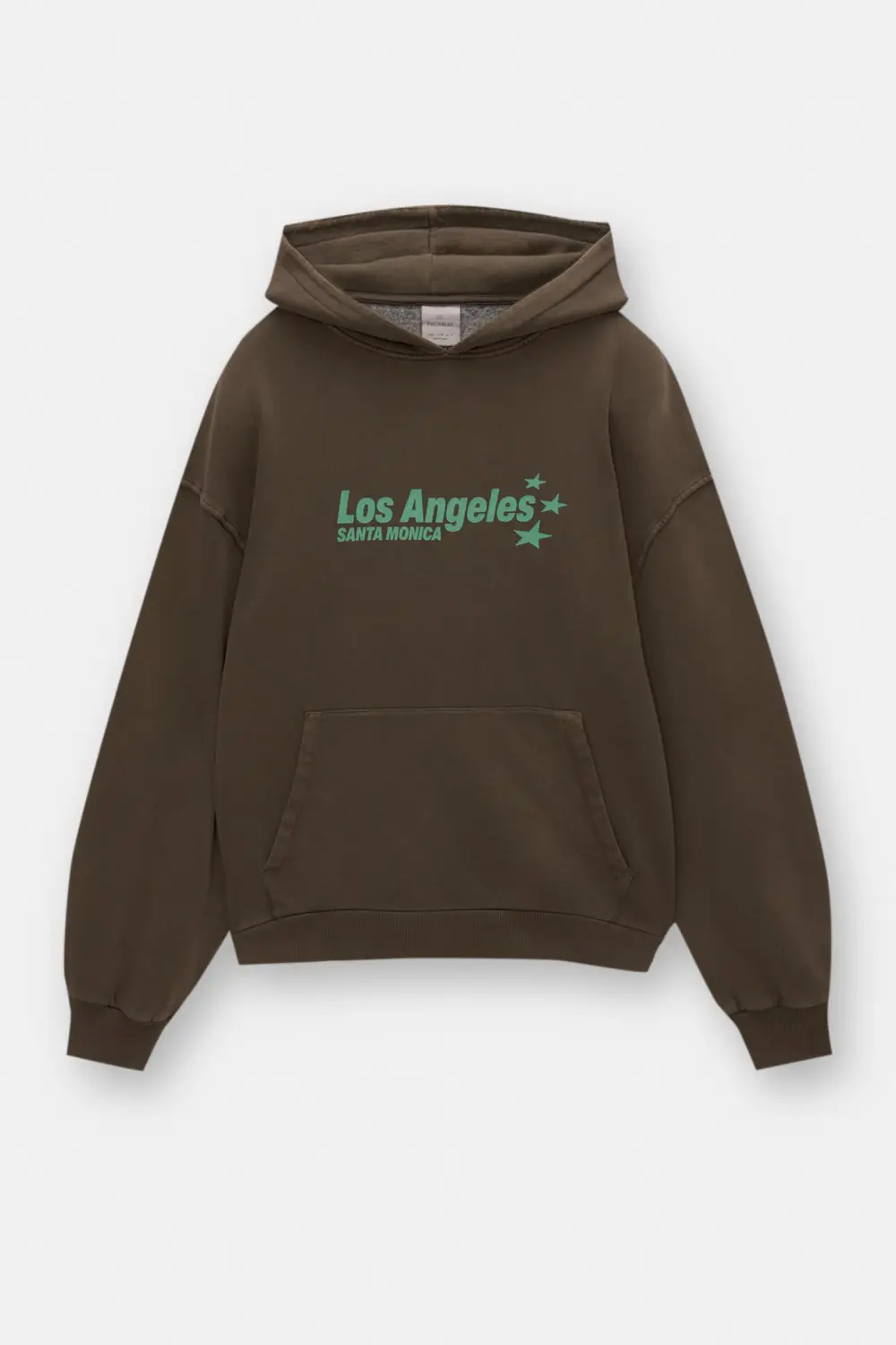 Sudadera capucha boxy estrellas