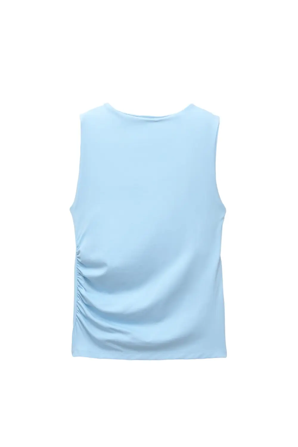 Gathered polyamide top