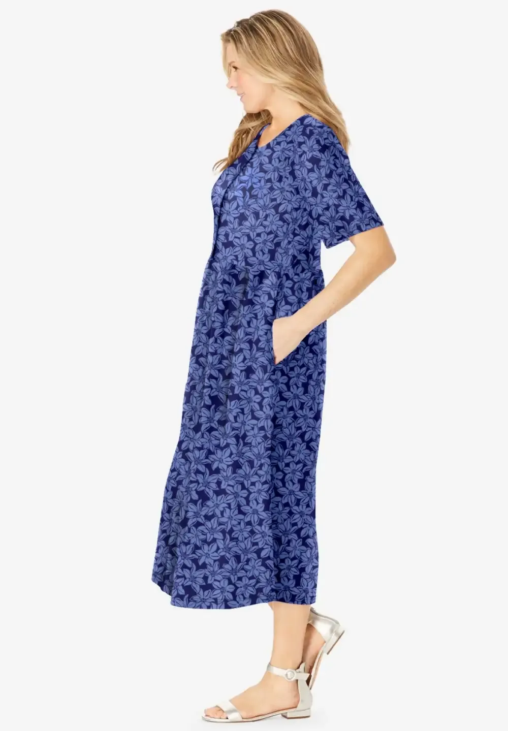 Button-Front Essential Dress