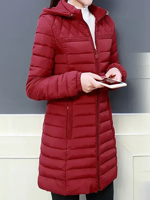 Women's down jacket simple casual with pockets
