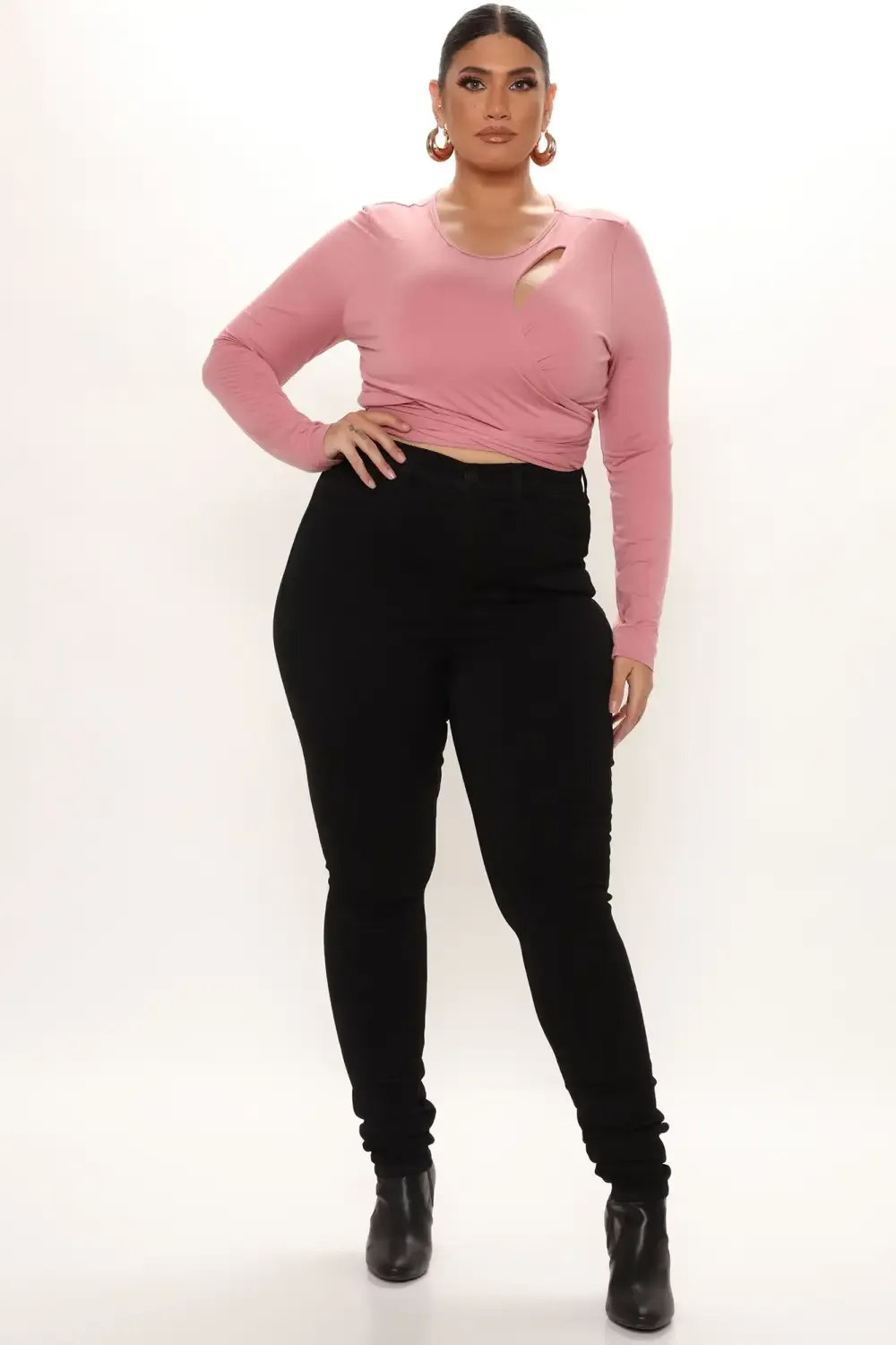 Tall Eva Super Soft Curvy Skinny Jean - Black