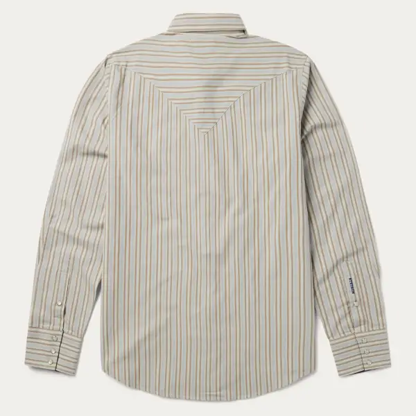 Ticking Stripe Western Shirt