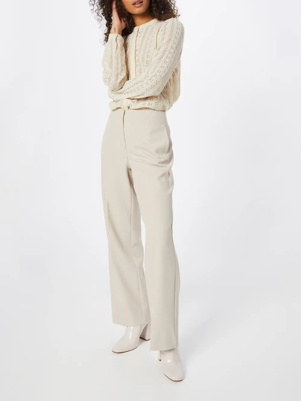 Puffed Sleeves Casual Style Blouses