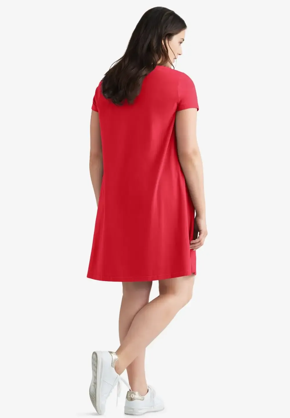 A-Line Knit Tee Dress