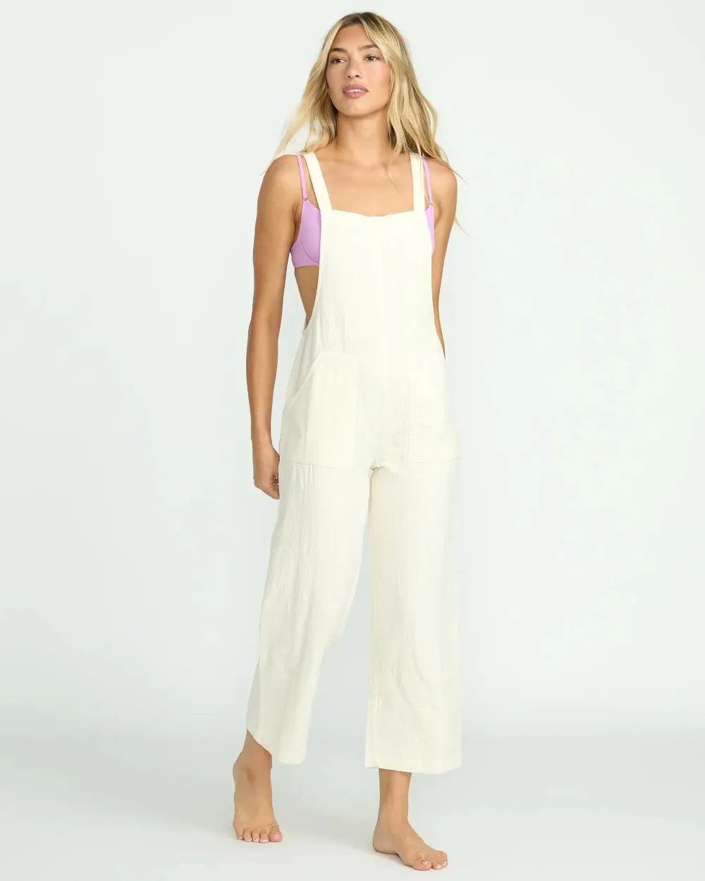 Pacific Time Jumpsuit - Whitecap