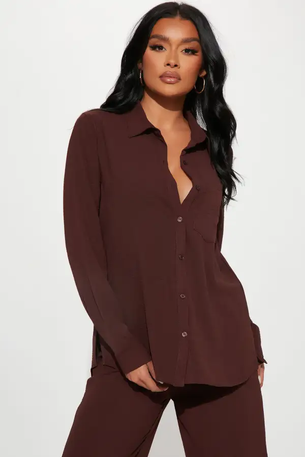 Makenzie Pant Set - Brown