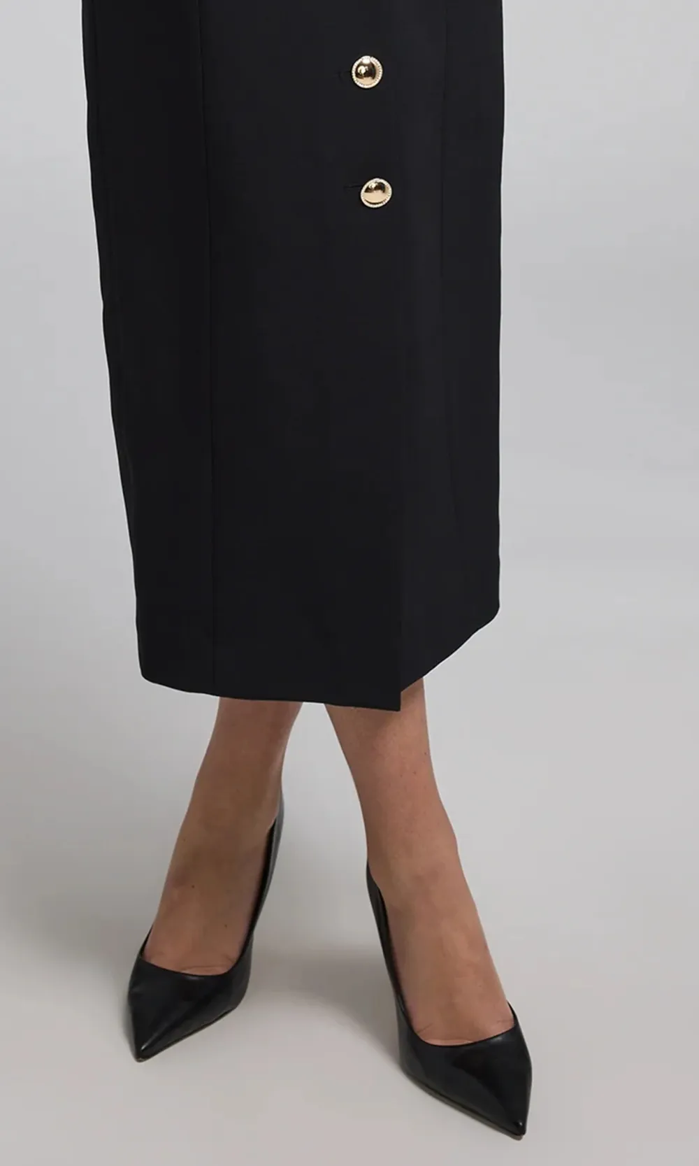 Misha Crepe Midi Dress