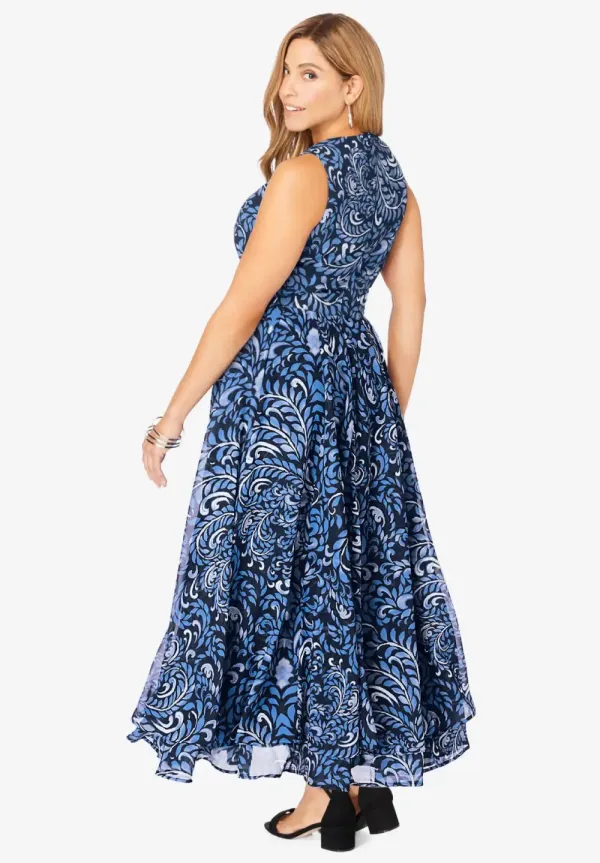 Georgette Flyaway Maxi Dress