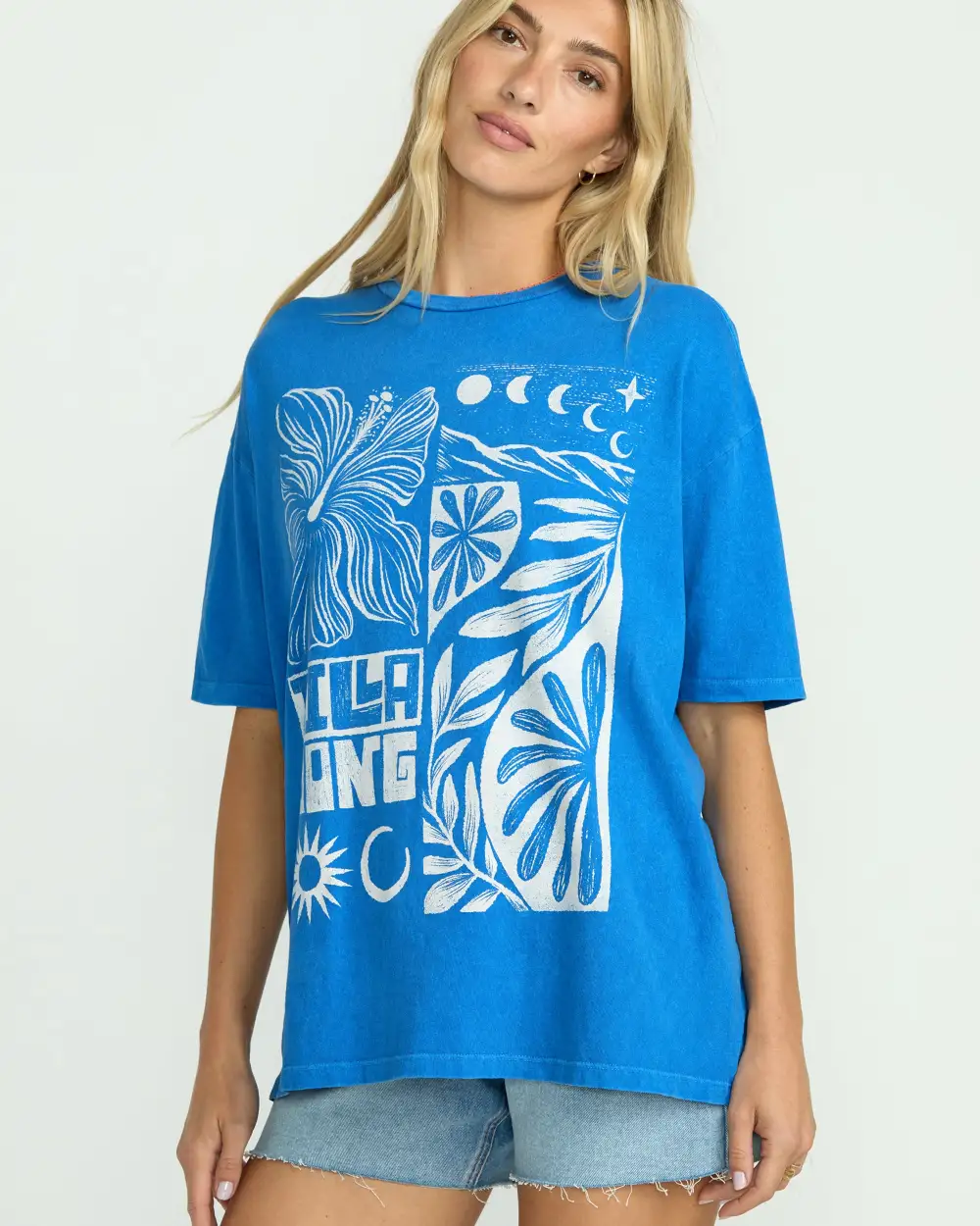 Summer Nights Tee - True Blue