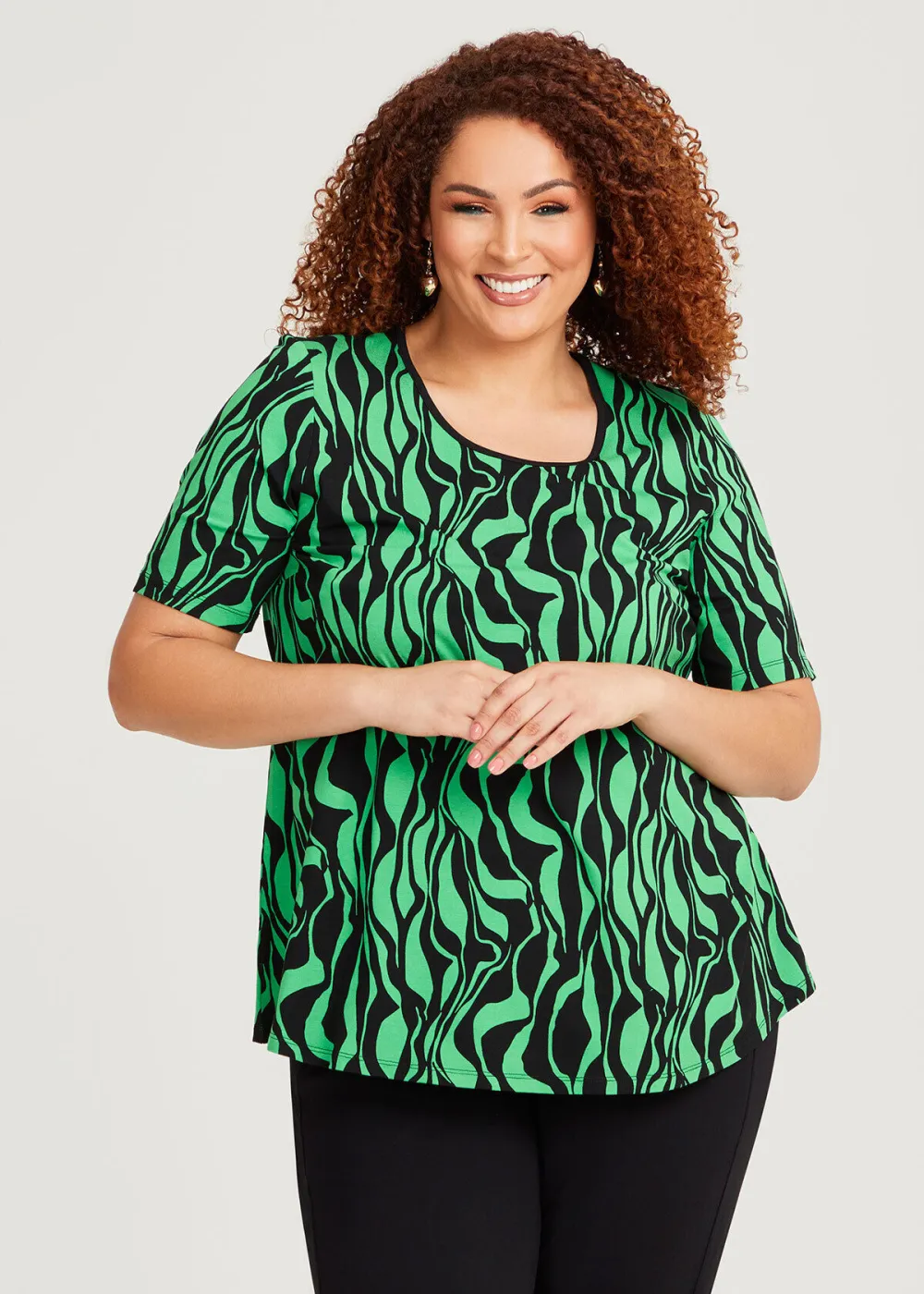 Natural Green Days Geo Top