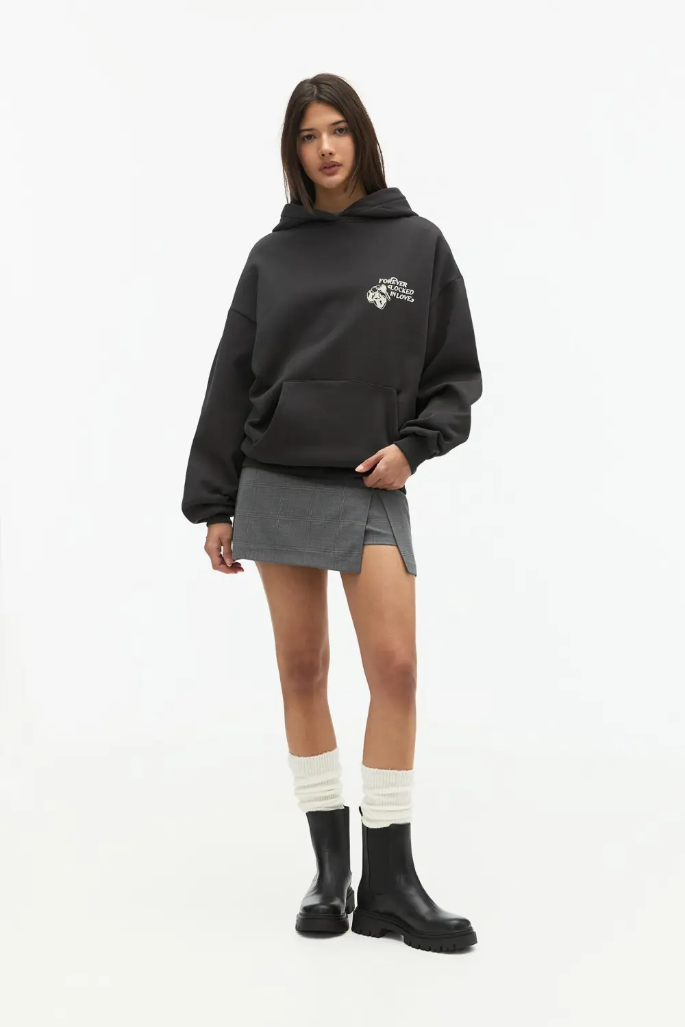 Sudadera capucha candado